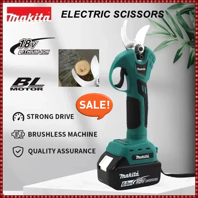 

Makita Brushless Cordless Electric Garden Scissors Electric Pruning Shears Garden Tool Branche Cutter For Makita Battery