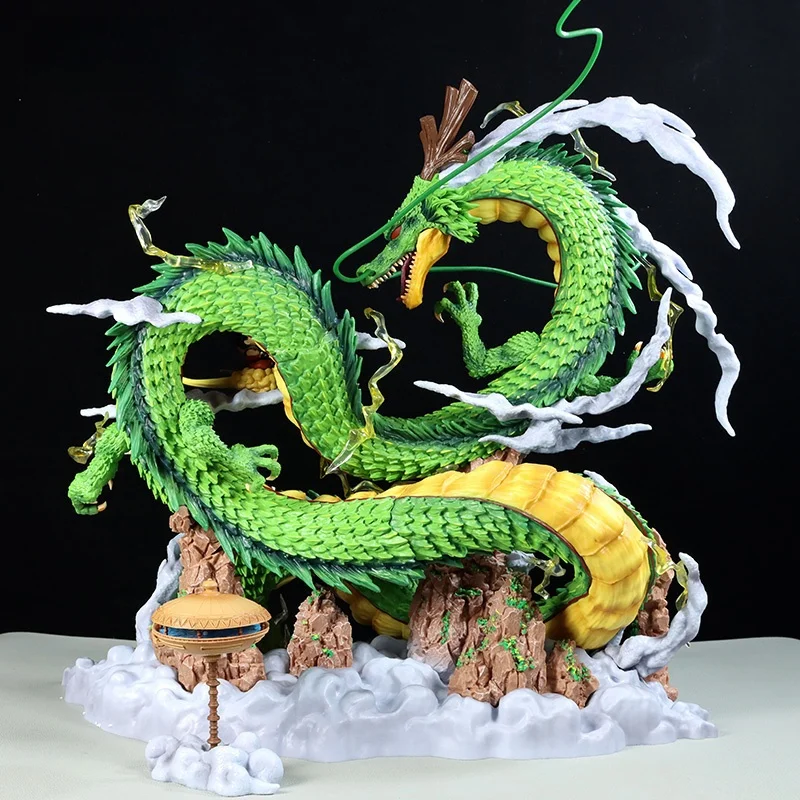 Large Dragon Figure PVC Giant Statues Anime Dragon Sculpture Figurine Shenron Decor House Livingroom Decoration Home Ornament