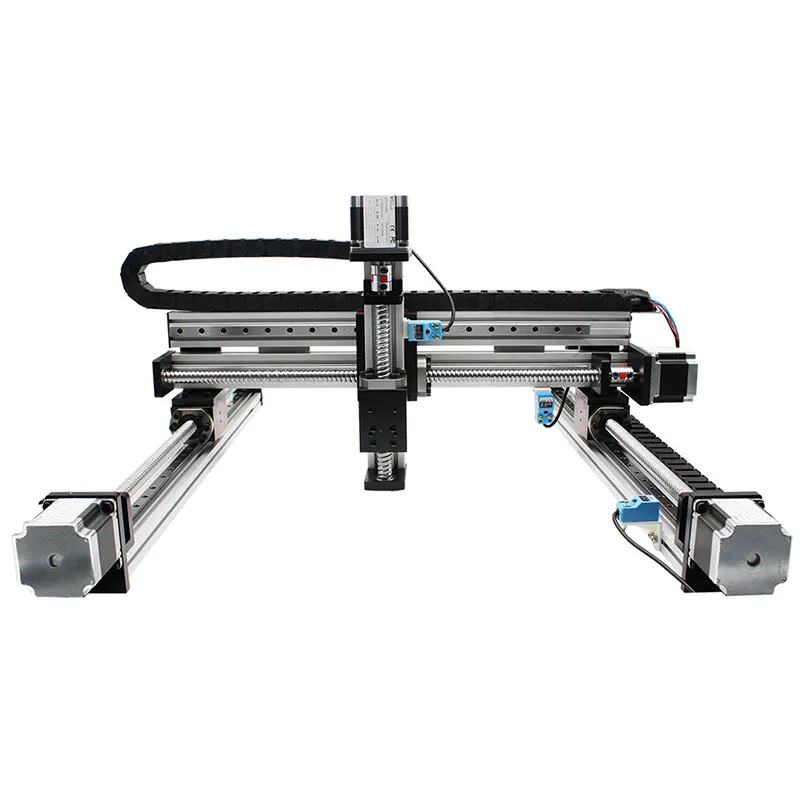 UMOT Low Price 50-1000mm Travel Length Linear Stage Xyz Actuator 40mm Width Linear Guide Rail With Nema17 23 for Cnc Engraving