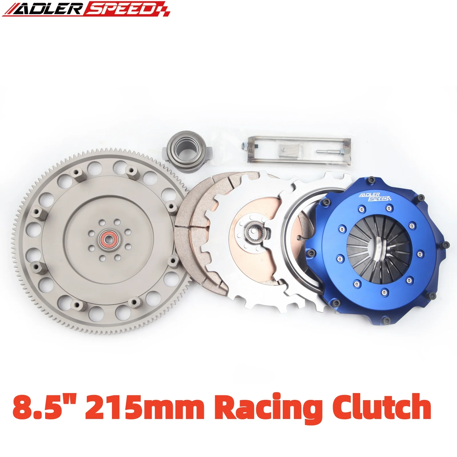 

ADLERSPEED 8.5inch (215mm) Racing Twin Disc Clutch FOR Subaru WRX ST/Legacy GT Spec B 2.5L DOHC 4cyl EJ257; 6-speed