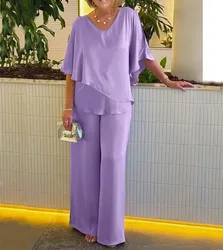 Elegant Shirts Long Pants Set Shirt Wide Leg Pants Two Piece Set Kombinizon Woman Two Piece 2 Piece Sets Outfits Брючные Костюмы