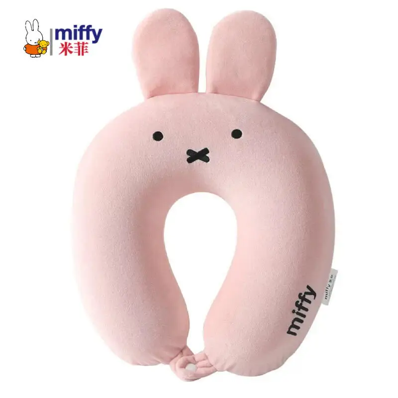 

Miffy U-Shaped Pillow Kawaii Cartoon Miffy Memory Cotton Neck Pillow Cute U-Shaped Pillow Rabbit Neck Office Napping Pillow