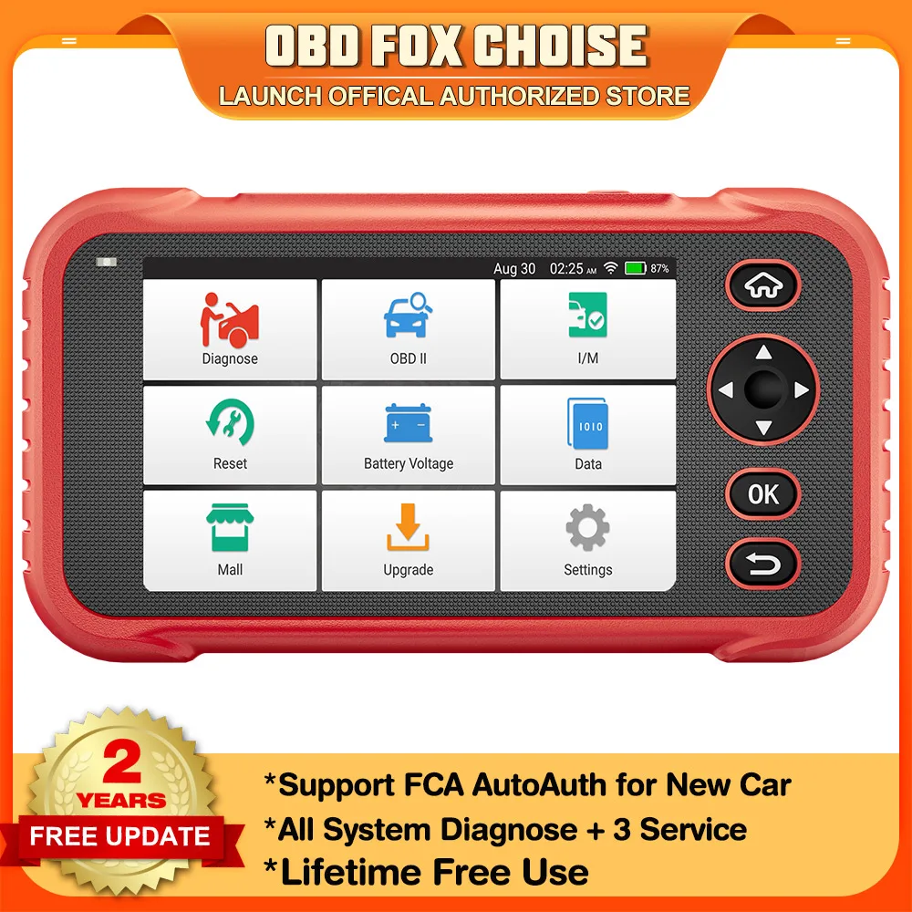 LAUNCH CRP123E PLUS Full Systems Car Diagnstic Tools OIL ETC SAS Reset Service OBD2 Scanner Battery Test Auto VIN scan Tool