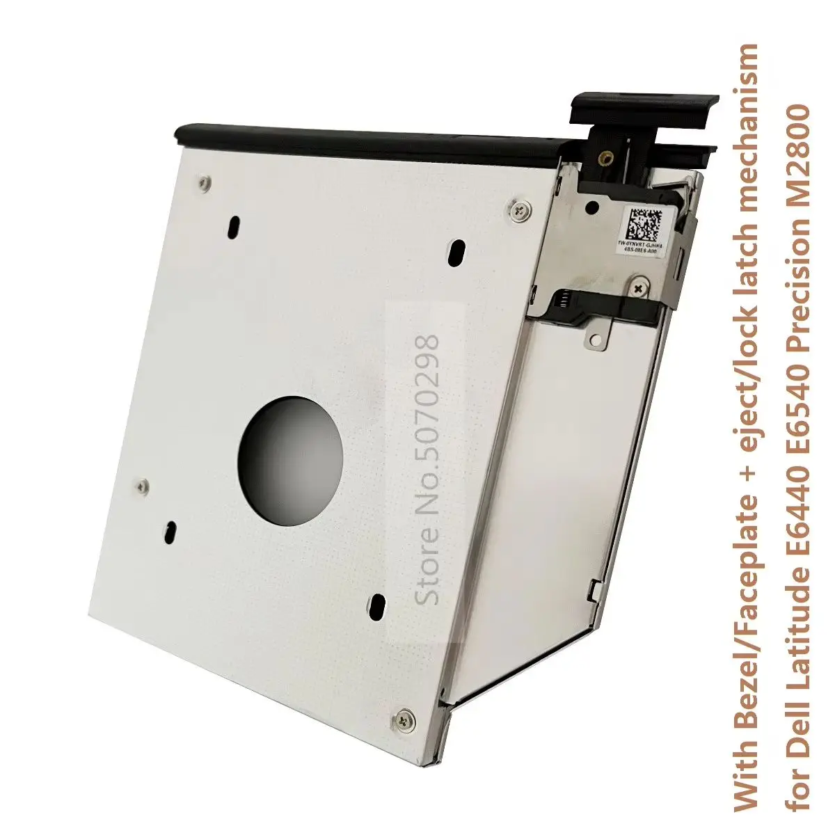 Suporte/Caddy para 2º Disco Rígido SATA 2.5" HDD SSD em Baía Óptica para Dell Precision M2800 + Dell Latitude E6440 E6540