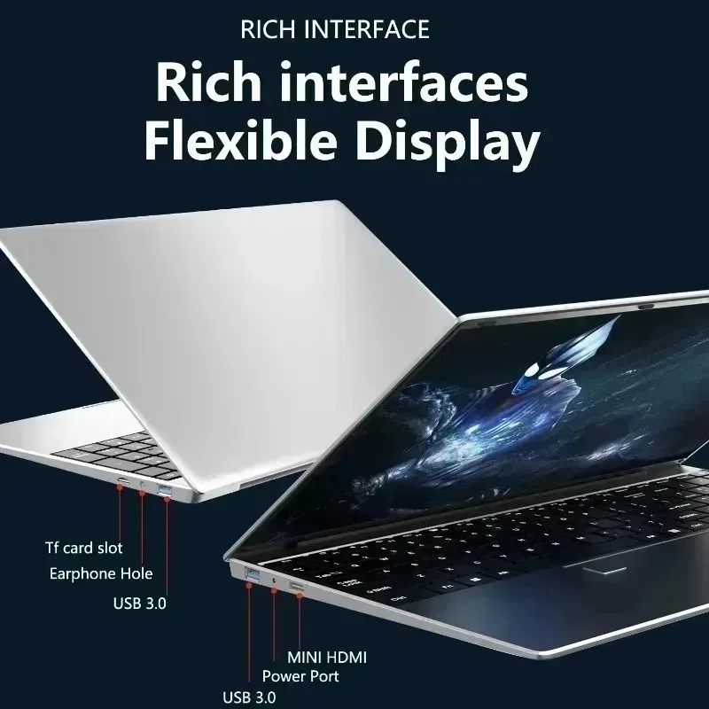 2026 Optimal 15.6 Inch High Performance Laptop Intel Core i9-10980HK, 32GB RAM 2TB SSD Portable Notebook PC for Office & Study