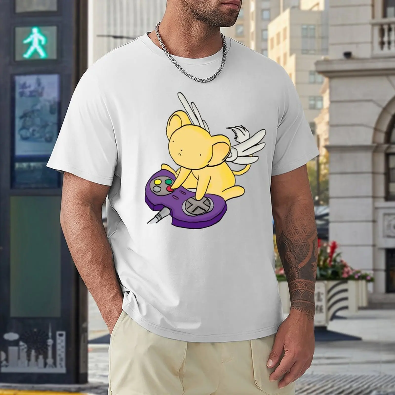 Kero Chan - Sakura Cardcaptor for Sale T-shirt Round Neck Sports  Humor Graphic T-shirts Graphic Vintage Leisure Eur Size