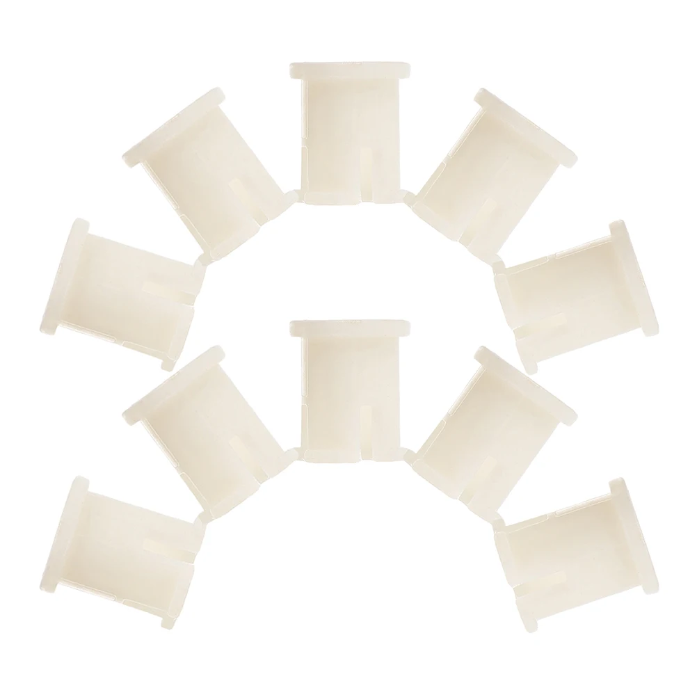 

10pcs Caster Rubber Cap Sleeve Inserts Chair Plastic Replacement Socket Wheel Furniture Casters Stem Mounting