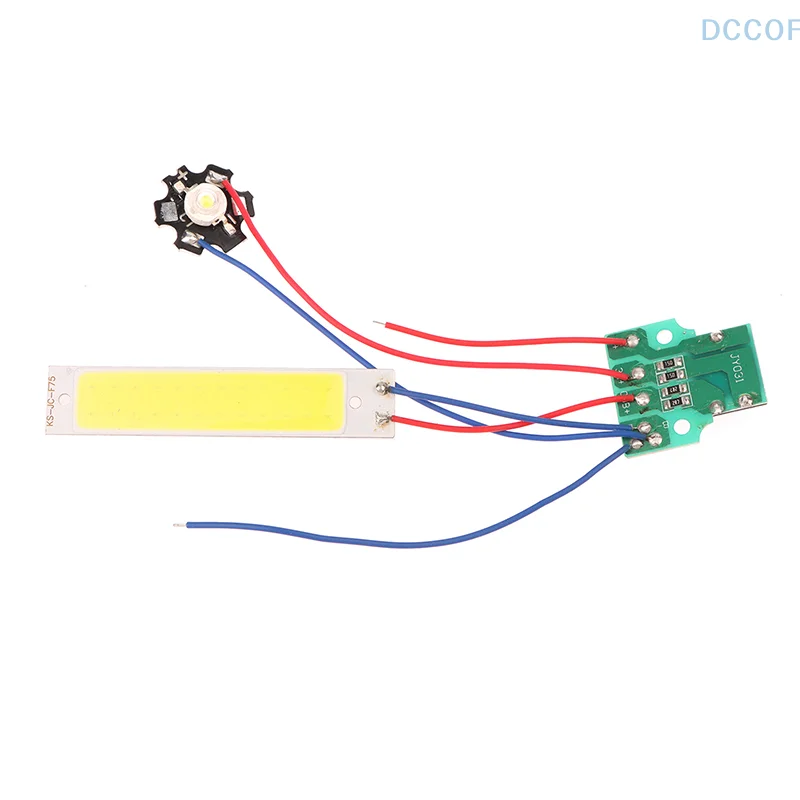 ダブルLED回路基板,デスクランプ,懐中電灯ドライバー,DIYアクセサリー,DC3.7V-5V