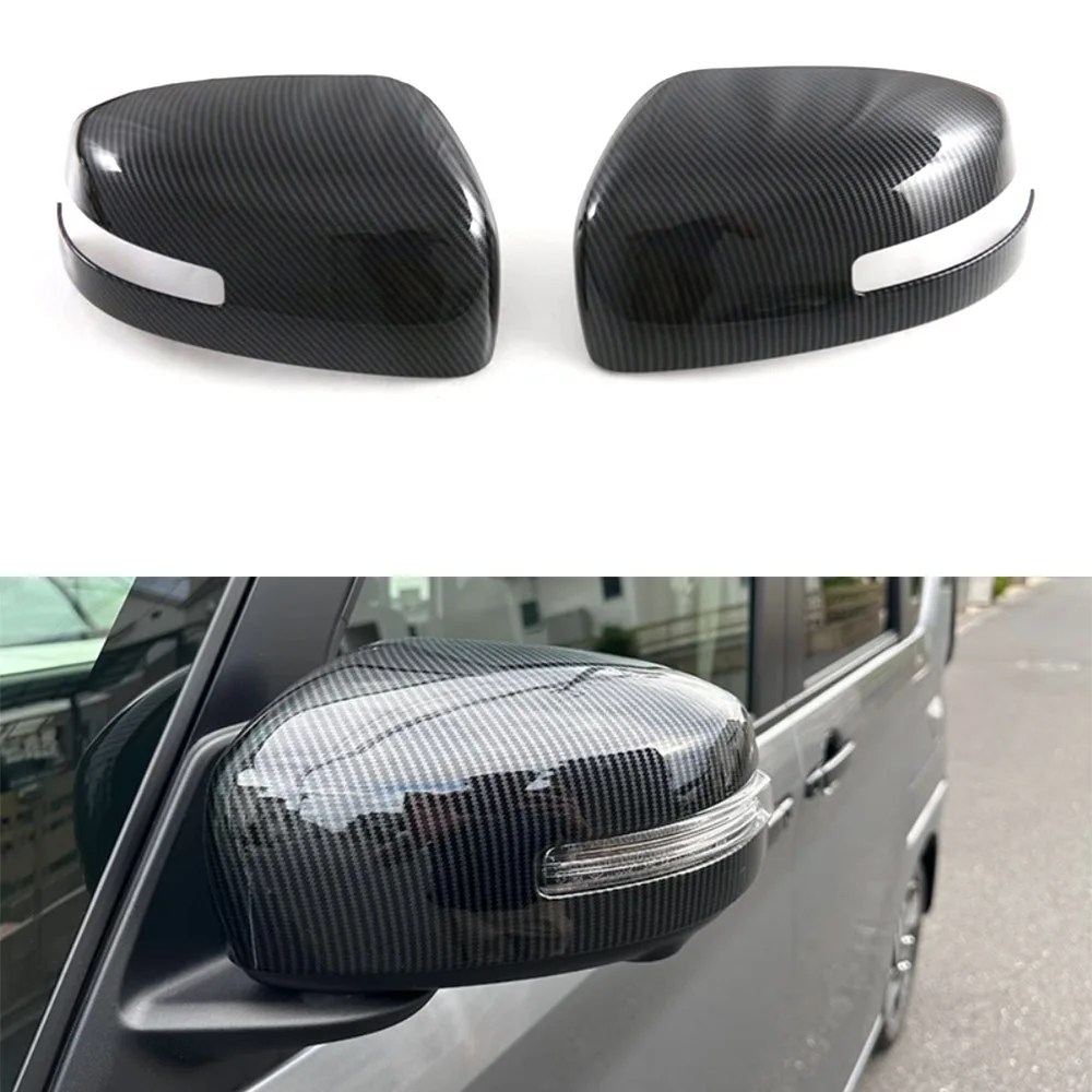 

Car Rearview Mirror Cover Trim ABS Styling For Nissan Roox 2021 Exterior Accessory 2pcs