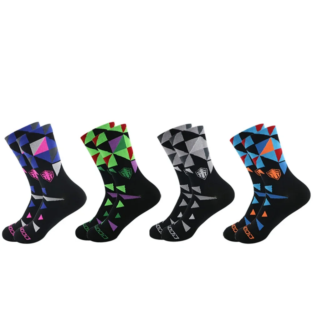 1 Pair New Cycling Socks Comfortable Breathable Men Sports Socks Bikes Running and Outdoor Socks