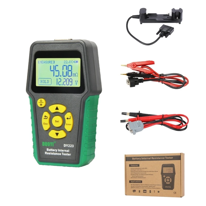 

4-Wire High Accuracy Lithium Battery Internal Resistance Tester Batteries Internal Resistance Meter Electric Vehicle