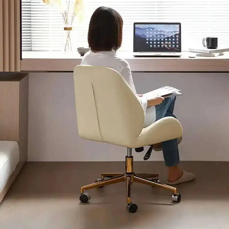 

Chair Ergonomic Computer Chair Leather Gamer Floor Comfortable Modern Designer Mobile Armchair Chaise De Bureau Home Office