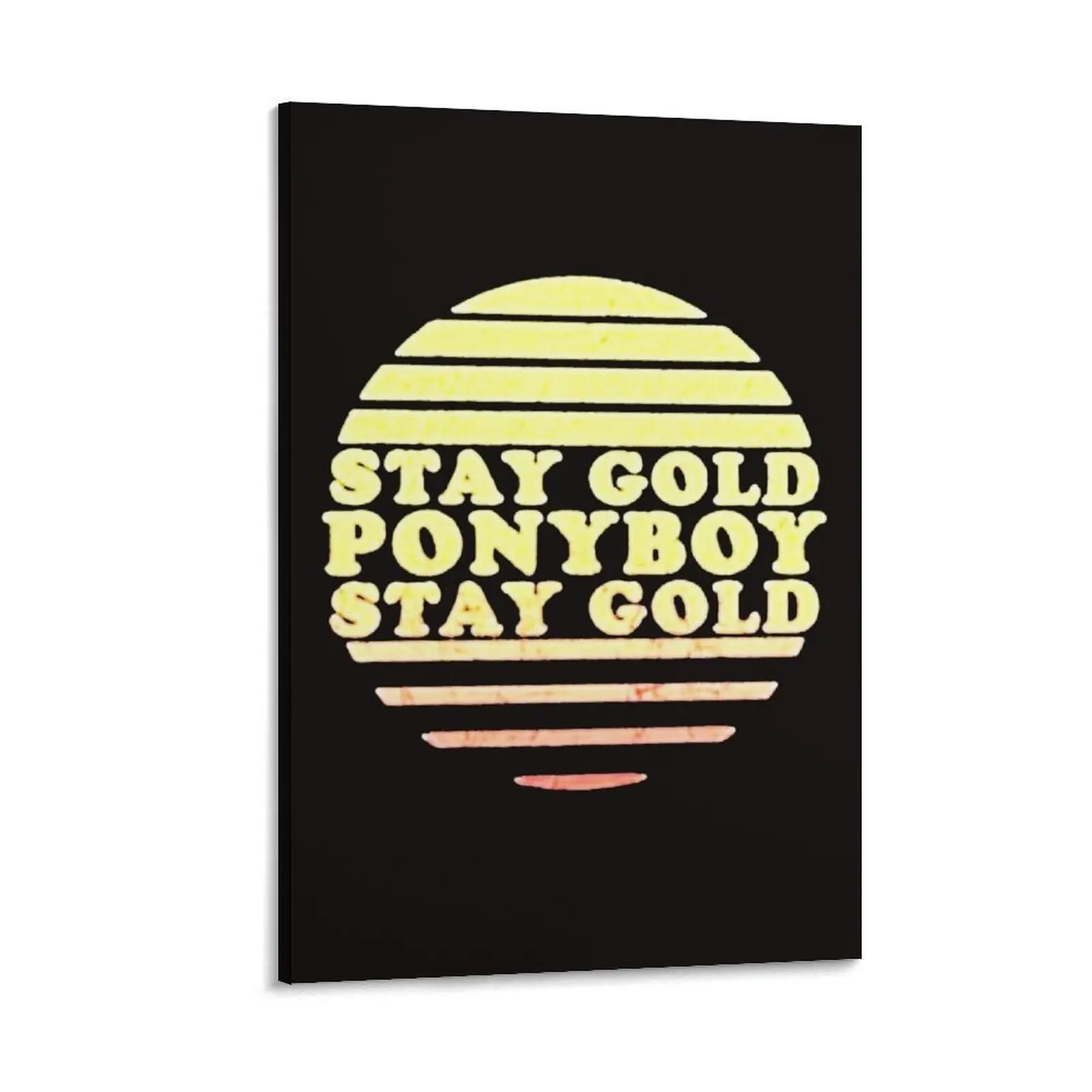 

Stay Gold Ponyboy Stay Gold Sunset Canvas Painting home decors accessories vintage home decor art mural