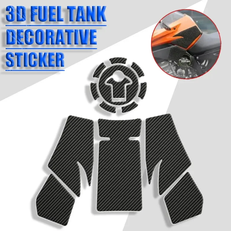 Motorcycle Tank Traction Pad Anti Slip Sticker Gas Knee Grip Protector For Duke 790 890 R GP 2018 to 2023