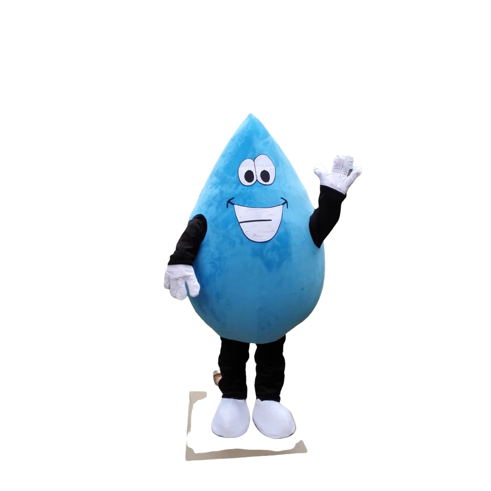 waterdrop mascot costume water drip custom adult size cartoon character cosplay kits mascotte carnival costume41569