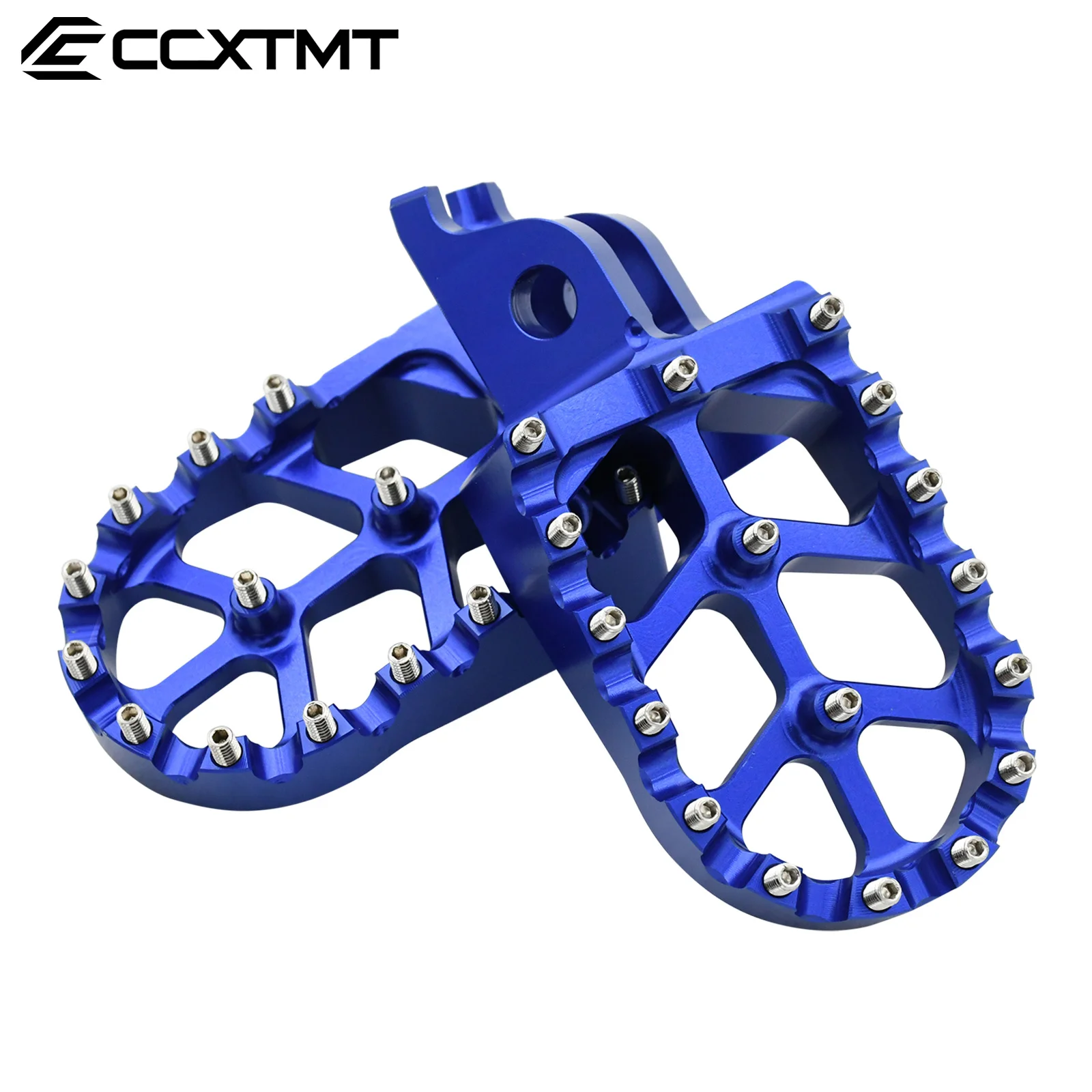 Motorcycle CNC Aluminum Foot Pegs Rests Pedals Footpegs For Honda CR125R CR250R CRF150R CRF250R CRF250X CRF450R CRF450X CRF450L