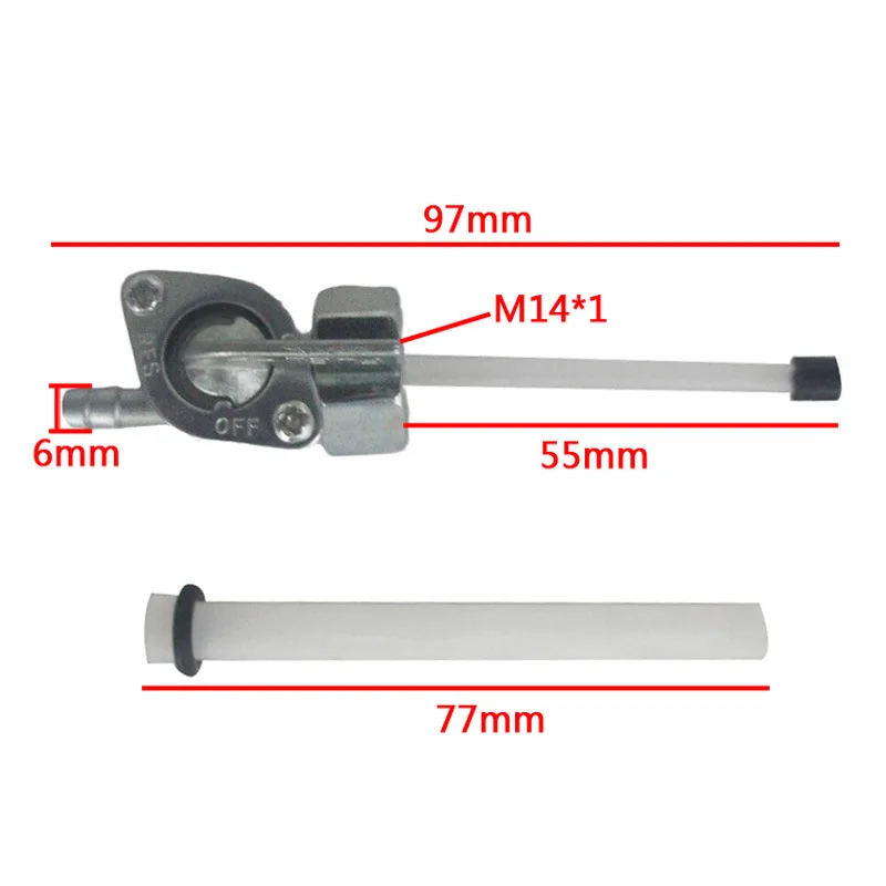 Motorcycle Gas Fuel Tank Petcock Switch Fit for Honda Mini Trail Monkey Bike MR50 P50 PC50 Z50 Z50A Z50J Z50R 16950-045-005