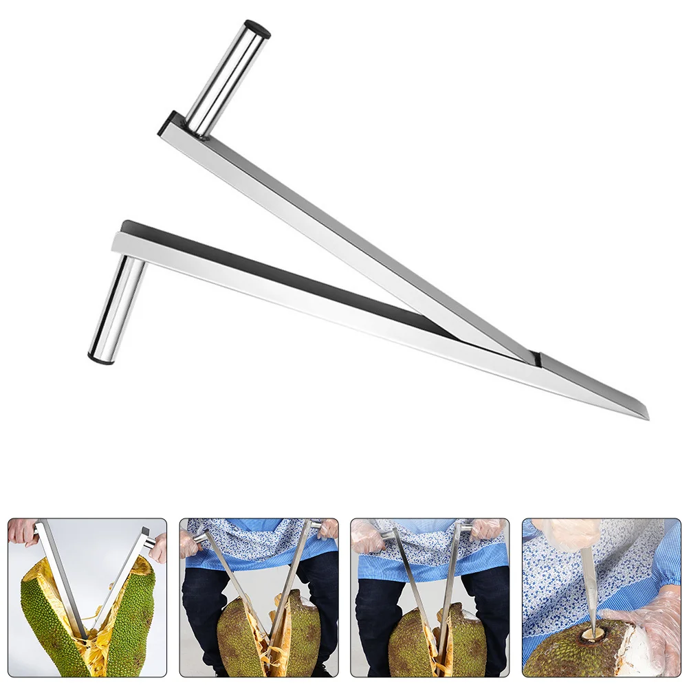 

Stainless Steel Jackfruit Corer Opener Heavy Duty Manual Tool for Removal Kitchen Gadgets Jackfruit Corer