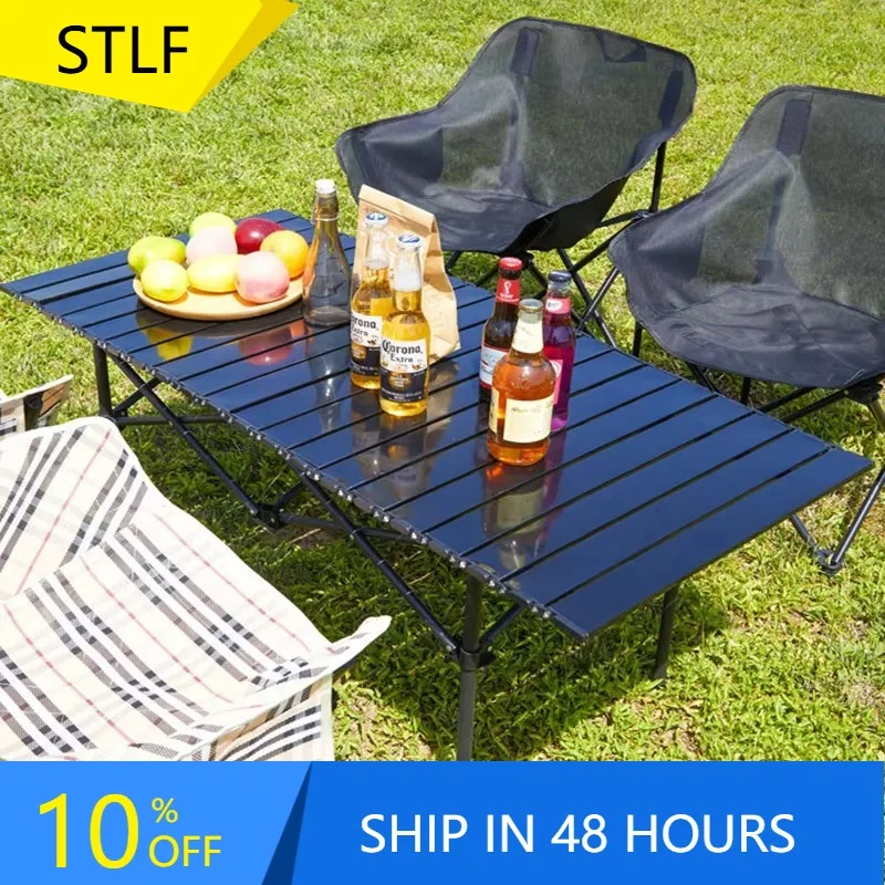 XMSJ Most Popular Outdoor Metal Folding Camping Table Easy Carrying Portable For Park And Courtyard Use