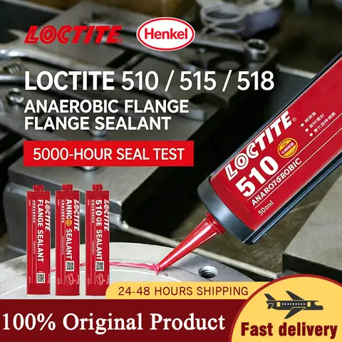 Original Loctite 518 510 515 Gasket Maker Flange Sealant Anaerobic Glue Flexible Gasketing Material for Rigid Flange