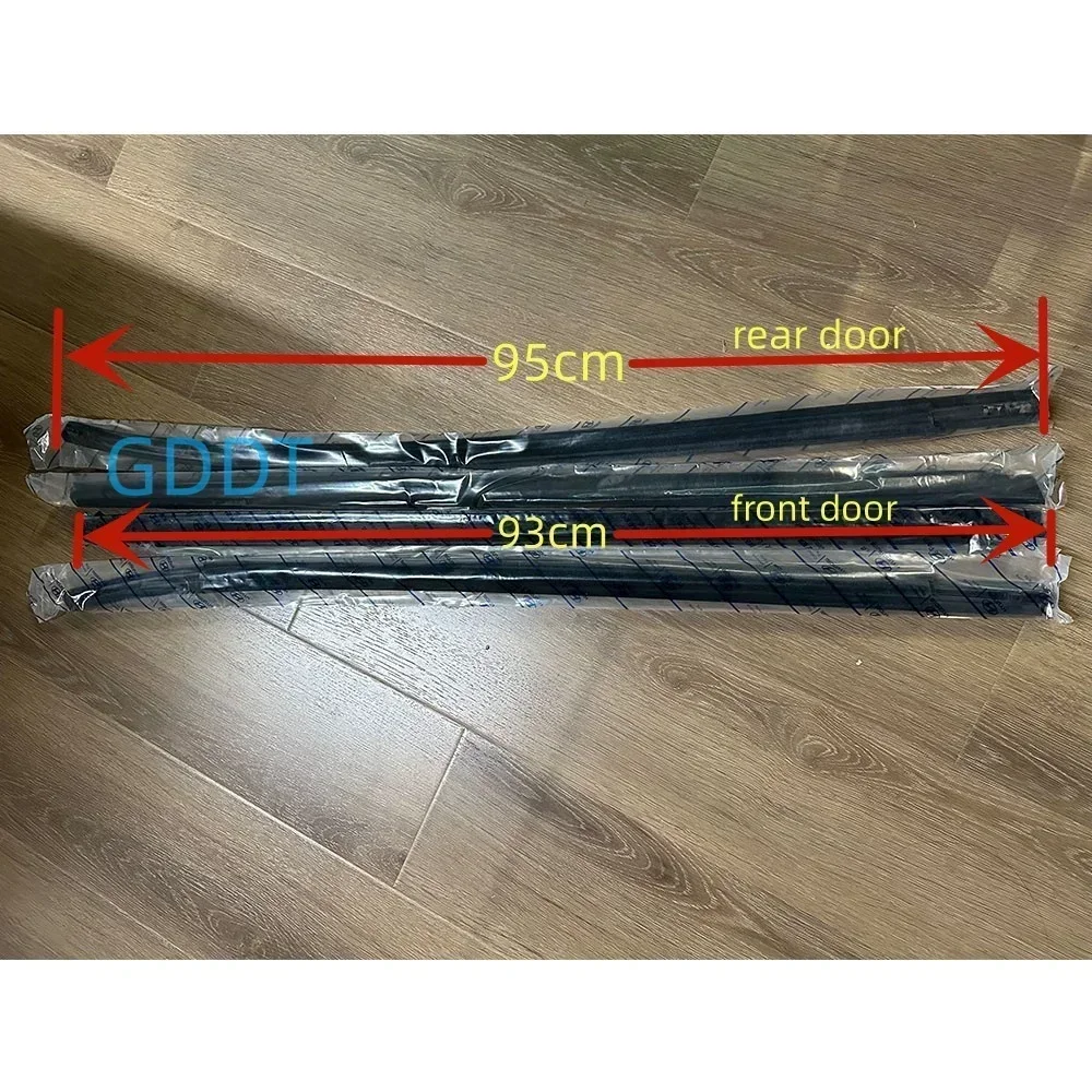 4 Outside Black Windows Glass Rubber for Hyundai IX35 82210-2S000 Weatherstrip for Tucson LM 2nd 2010-2013 Protector
