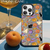 Halloween Phone Case Phone Case For iPhone 16 15 14 13 12 11 Pro Max White Matte Laser Metallic Aurora Funda