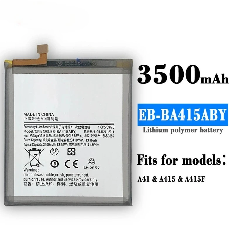 For Samsung Galaxy A01 Core EB-BA013ABY/A11 HQ-70N/A21s EB-BA217ABY/A31 EB-BA315ABY/A41/A51 A71 5G Mobile Phone Batteries