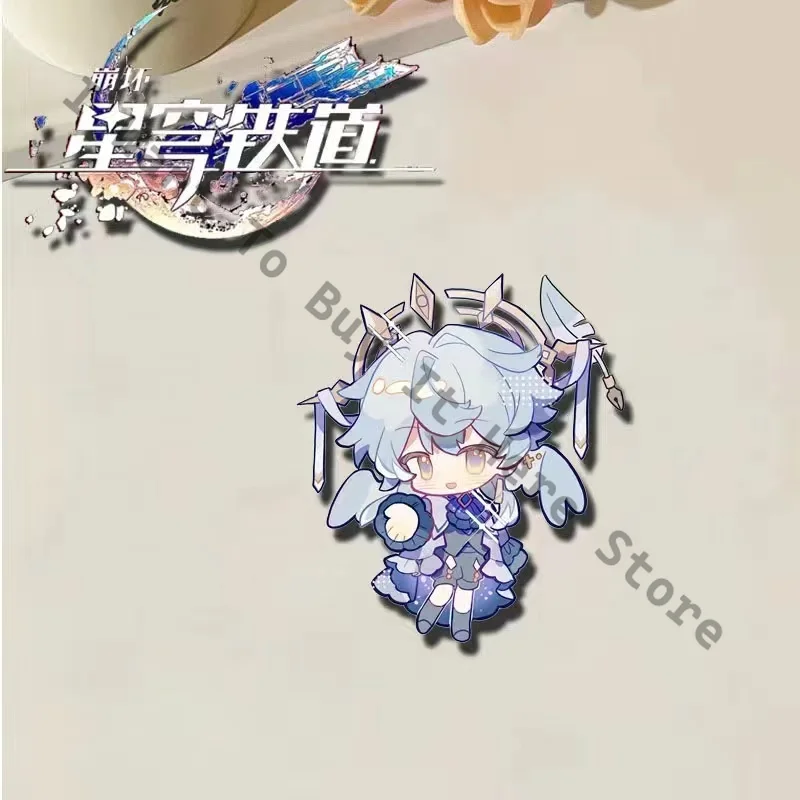 Anime Honkai: Star Rail Aventurine Dr. Ratio Firefly Sparkle Cosplay Mini Acrylic Badge Pendant Brooch Ornament Accessories Gift