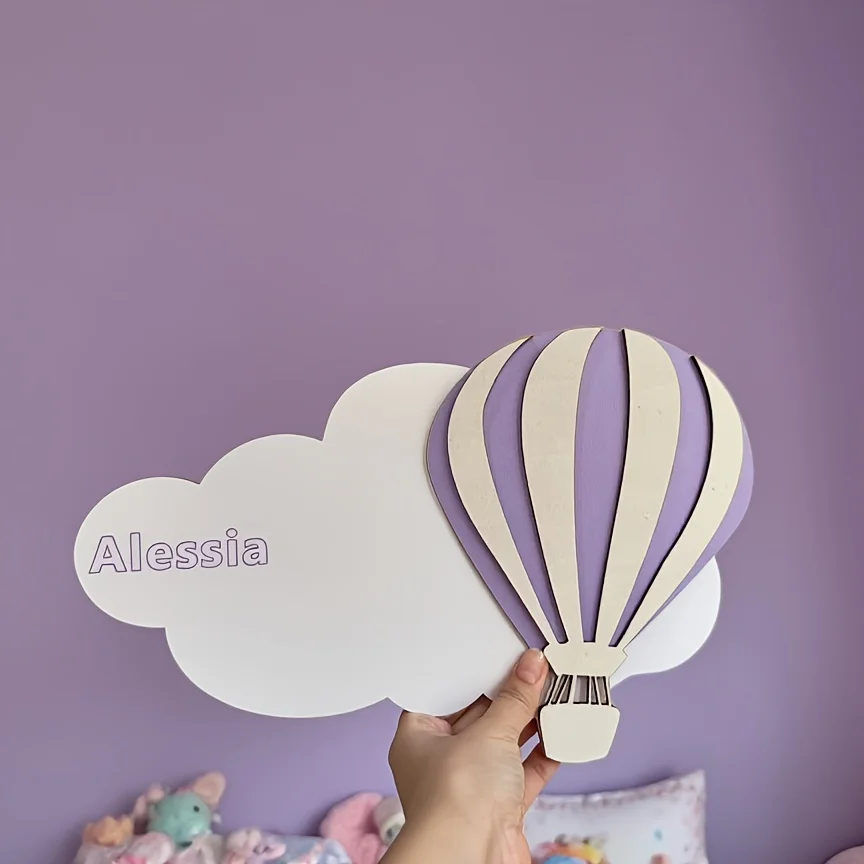 decoracao-de-parede-de-nuvem-de-balao-de-ar-quente-personalizado-nome-de-madeira-personalizado-decoracao-multiescena-personalizada-personalizacao-perfeita