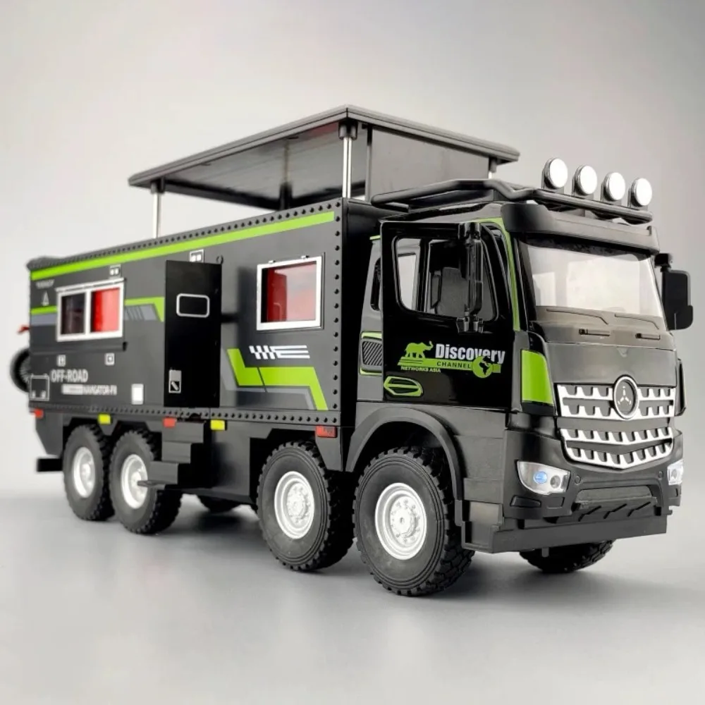 1:18 NOMADISM Model Kampera Zabawka Samochód Inercyjny Otwierane Drzwi Wykwintny Wnętrz Model Kampera Zabawki Ozdoby do Salonu