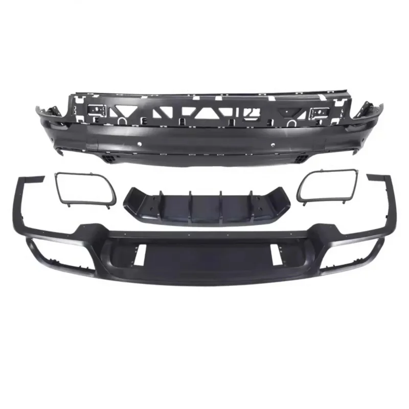 

Комплект для тюнинга кузова в стиле Turbo: передний и задний бамперы, спойлер, расширители колесных арок, боковые пороги для Cayenne 2018-2023, детали для внешней модификации