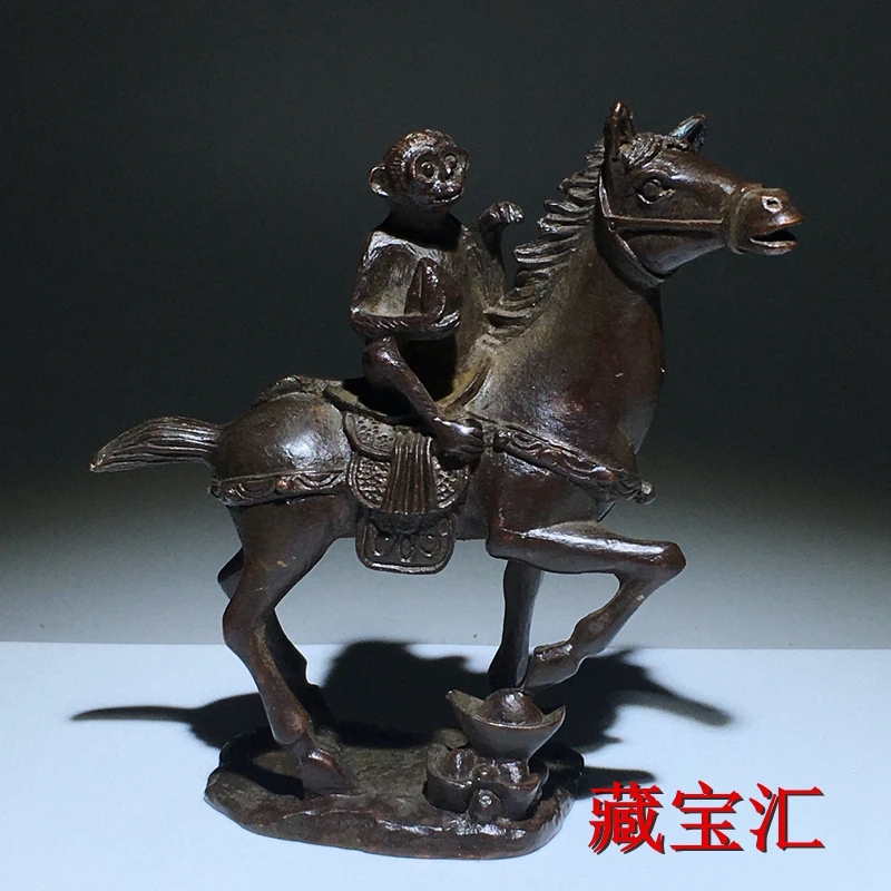 

Bronze ware, horse, marquis, Tang Ma, solid zodiac sign, monkey, office desk, living room decoration