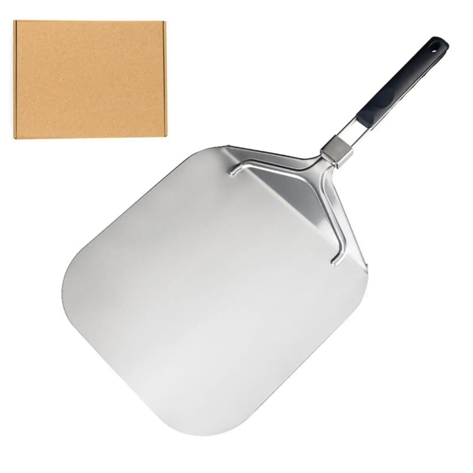 Folding Pizza Spatula Lightweight Aluminum Paddle Kitchen Bakeware Peel for Baking Stone