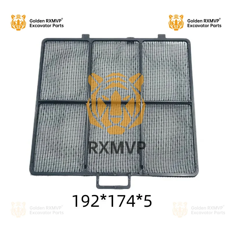 Excavator air-conditioning filter Hyundai R215 225 305 375 485 500 260-7 air conditioning filter inside and outside filter grid