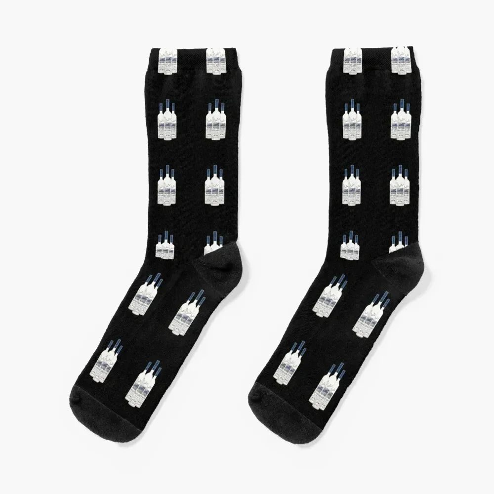 Grey Goose Vodka Bottles | Funny Print Socks summer Hiking boots Socks For Men Women's