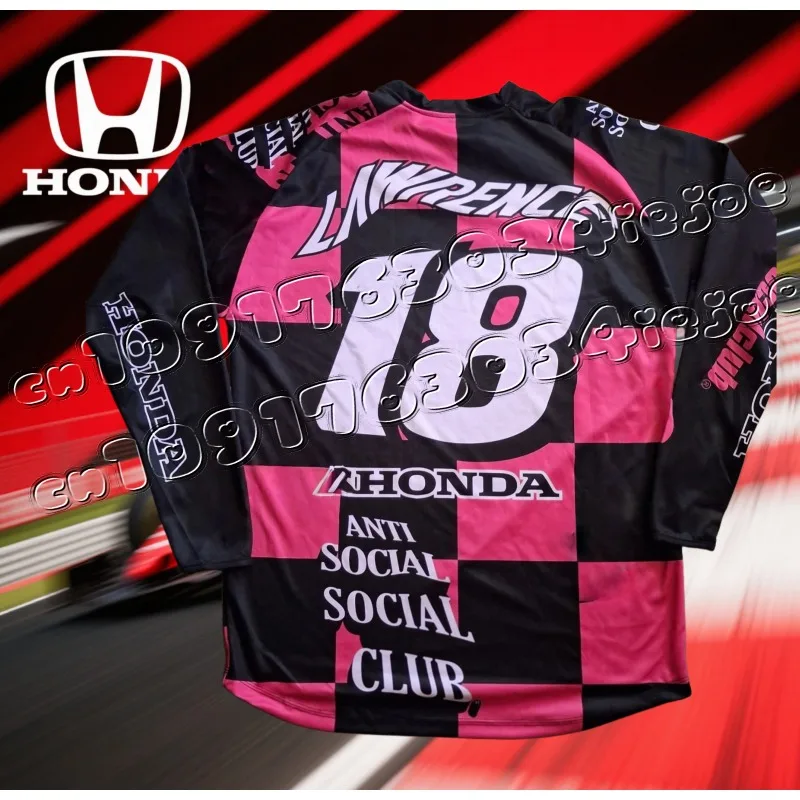 

Hot Selling Honda Motorcycle Jersey Long Sleeve Quick Dry Riding Shirt Breathable Dirt Bike Mountain Racing Comfortable Sports