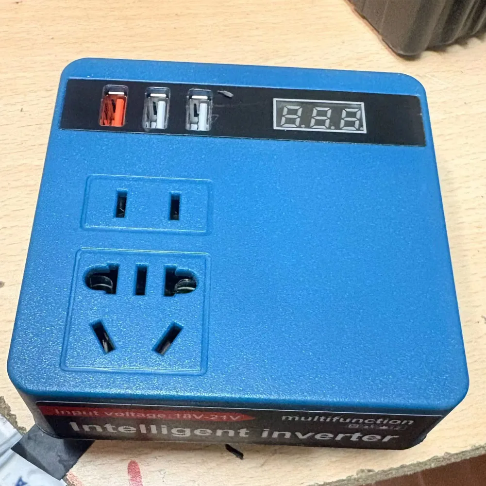 120W Lithium Battery Inverter DC 18-21V To AC110V 220V Electric Tool Battery Inverter Power Inverter for Makita Outdoor Work