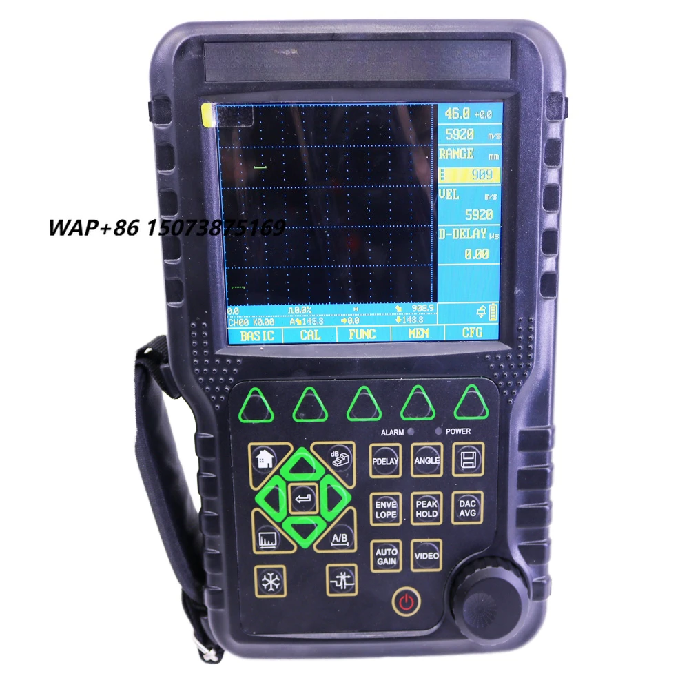MFD350B MITECH Professional Flaw Detection Ultrasonic Testing Equipment with Color TFT LCD Display and 9 Probes