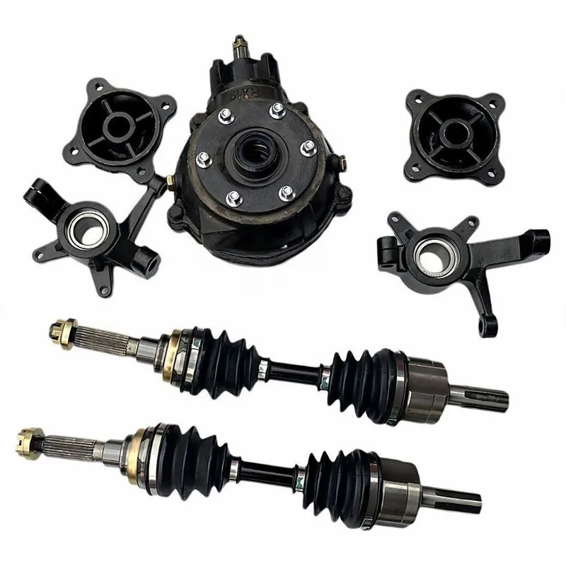 Modified four-wheel go kart accessories, self-made four-wheel drive four-wheel axle transmission front and rear wheel drive