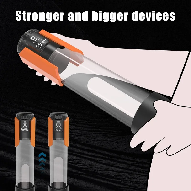 مدرب الانتصاب الكهربائي للرجل فراغ التلقائي ذكر القضيب توسيع تمديد مضخة ديك #3