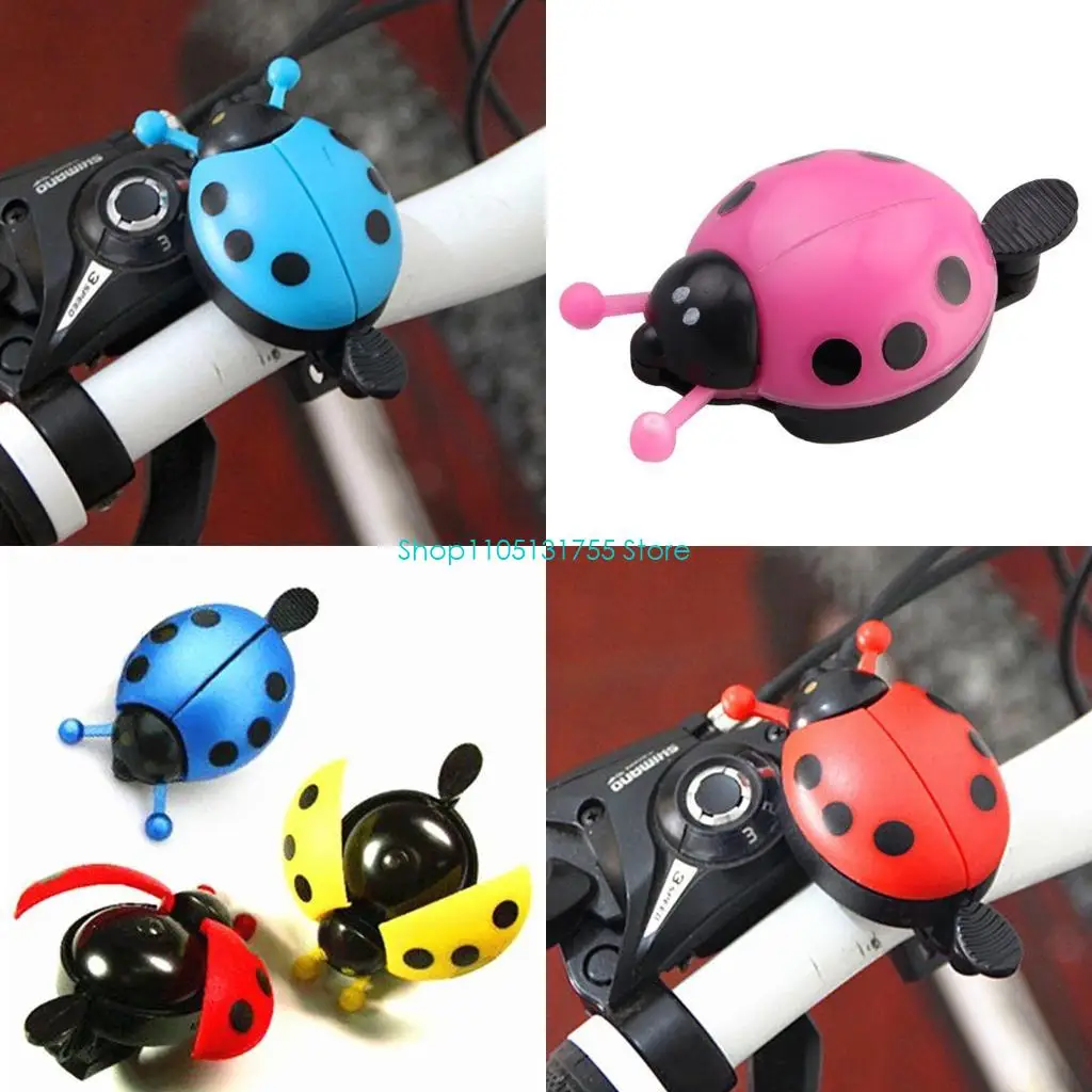 K0EF Loud Crisp Clear Sound Bike Cycling for Boys Girls, Handlebar Cartoon Bike Safe Ring Horn