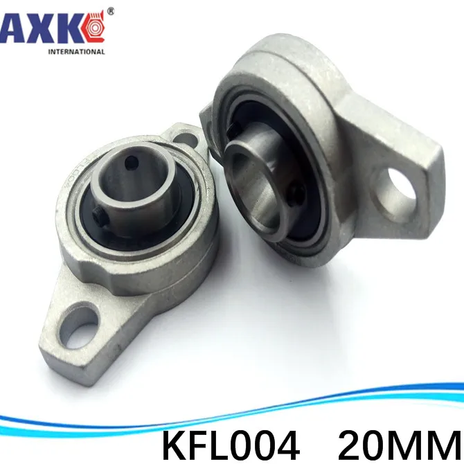 

20 mm caliber Zinc Alloy Miniature Bearings pedestal KFL004 UCFL004 FL004 diamond flange bearings pedestal