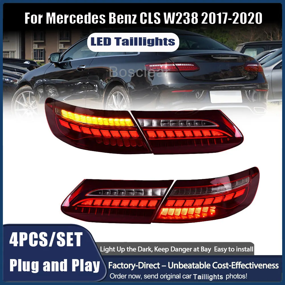 

Automotive Accessories Taillight Assmebly for Mercedes Benz E Class W238 2017-2020 TailLamp LED Turn Signal Light Plug and Play