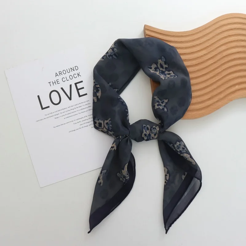 66cm Tencel Cotton Scarf Neck Small Square Towel New Fashion Cashew Print Neck protection Sense Scarf Shawl Scarf Headband
