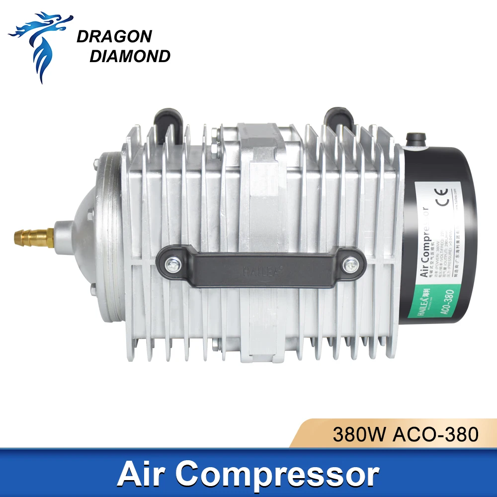 エアコンプレッサー 380 ワット 220 V 280L/分電気磁気エアアシストポンプ ACO-380 Co2 レーザー彫刻切断機用