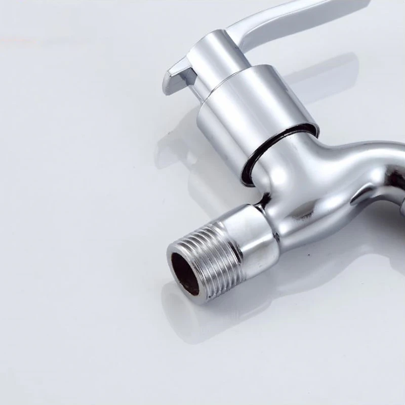 1PC Quick Opening Faucet Net Nozzle 1/2\' 3/4’ Water Inlet Port Mop Pool Faucet Znic