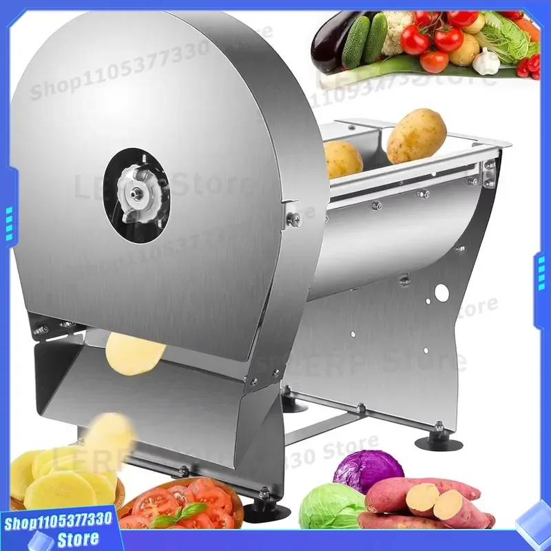 Manual Lemon Slicer Stainless Steel Vegetable Cutter Potato Chipper Small Commercial Kitchen Tool for Fruit Salad Preparation