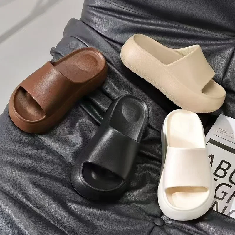 Summer Thick Bottom Flip Flops for Women Platform Sandals Woman Fashion Clip Toe Outdoor Slippers Soft Beach Slides, Women Shoes