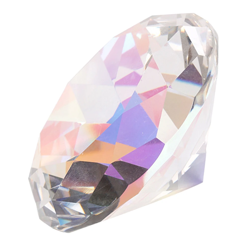 

Large Nail Art Diamond Display Sparkling Crystal Decor For Salon Home Photo Prop Manicure Accessories Glass Table Decor Nail