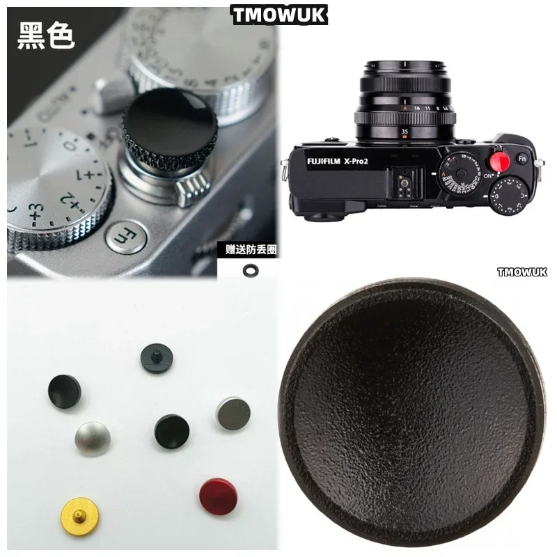 

For Fujifilm X100S X100F XPro3 XT4 XT20 XE2S GFX50S XT100 XA3 - Precision - Machined Concave Aluminum Shutter Release Button Cam